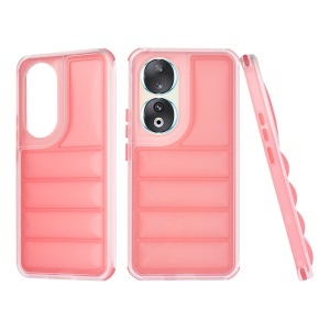 Husa pentru Honor 90, anti soc, margini ridicate, design modern, set cu sticker, wave shield, Rosu