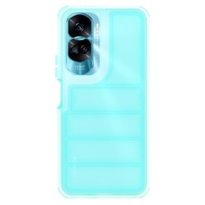 Husa pentru Honor 90 Lite, Skyddar Luxury Waves, Turcoaz - Img 2