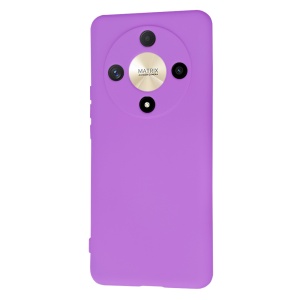 Husa pentru Honor Magic6 Lite din Silicon Catifelat, Protectie Premium, Skyddar SoftElegance - Mov - Img 3