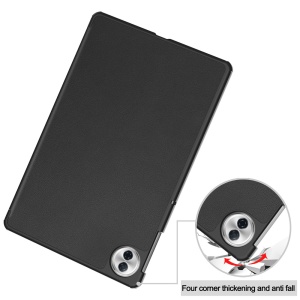 Husa pentru Honor Pad 10 cu suport Multi-Unghi si functie Sleep/Wake, Skyddar FoldPro, set cu sticker, Negru - Img 2