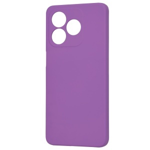 Husa pentru Honor X5c Plus, SKYDDAR INNOVATION, din Silicon Catifelat, SoftElegance, set cu sticker, Mov - Img 3