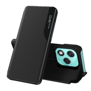 Husa pentru Huawei P20 Lite tip carte, Skyddar Eco View Leather - Negru