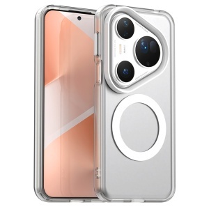 Husa pentru Huawei Pura 80 Ultra, MagSafe, Antisoc, set cu sticker, CandyCase, Alb