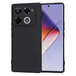 Husa pentru Infinix Note 40 Pro+ din Silicon Catifelat, Protectie Premium, Skyddar SoftElegance - Negru - Img 8