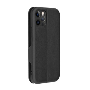 Husa pentru iPhone 12 Pro, SKYDDAR INNOVATION, Safe Wallet tip carte din Piele Ecologica, Suport Carduri, Inchidere Magnetica, Negru, set cu sticker  - Img 7