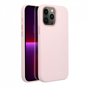 Husa pentru iPhone 13 Pro Max piele ecologica Mag Safe, Skyddar Leather - Roz - Img 4