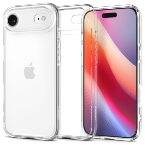 Husa pentru iPhone 17 Air, Ultra Hybrid T MagSafe, Spigen, Transparenta
