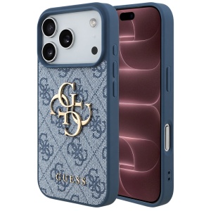 Husa pentru iPhone 18 Pro Max / iPhone 17 Pro Max - Guess Hardcase 4G Big Logo - Blue