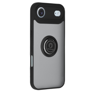 Husa pentru iPhone Air, SKYDDAR INNOVATION, Glinth cu Inel Rotativ 360° Magnetic, Negru, set cu sticker - Img 8