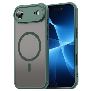 Husa pentru iPhone Air, SKYDDAR INNOVATION, HaloFrost MagSafe II, Antisoc, set cu sticker, Verde