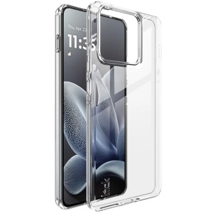 Husa pentru Motorola Edge 70 din silicon transparent, Slim, 1mm, set cu sticker, Transparenta