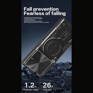 Husa pentru Motorola Edge 70, SKYDDAR INNOVATION, CamGuard Pro, Inel Magnetic, Protectie Camera, set cu sticker, Rosu - Img 5