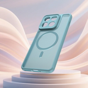 Husa pentru Motorola Edge 70, SKYDDAR INNOVATION, HaloFrost MagSafe II, Antisoc, set cu sticker, Verde menta - Img 4