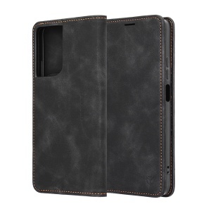 Husa pentru Motorola Moto G06, SKYDDAR INNOVATION, Confy Cover tip Carte din piele Eco Premium, cu Portofel Interior, set cu sticker, Negru - Img 6