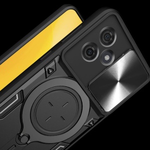 Husa pentru Motorola Moto G86 Power, SKYDDAR INNOVATION, CamGuard Pro, Inel Magnetic, Protectie Camera, set cu sticker, Negru - Img 7