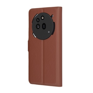 Husa pentru Nothing Phone (3a) Pro, SKYDDAR INNOVATION, Leather Wallet, tip Carte cu Portofel Interior, Finisaje Premium, set cu sticker, Maro - Img 5