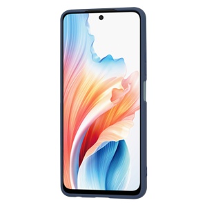 Husa pentru Oppo A79 5G / OnePlus Nord N30 SE din Silicon Catifelat, Protectie Premium, Skyddar SoftElegance - Bleumarin - Img 2