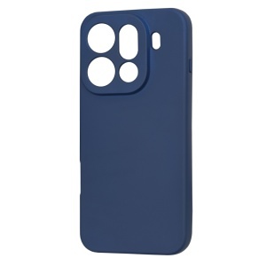 Husa pentru Oppo Find X9 Pro, SKYDDAR INNOVATION, din Silicon Catifelat, SoftElegance, set cu sticker, Bleumarin - Img 4