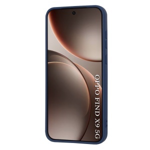 Husa pentru Oppo Find X9, SKYDDAR INNOVATION, din Silicon Catifelat, SoftElegance, set cu sticker, Bleumarin - Img 2