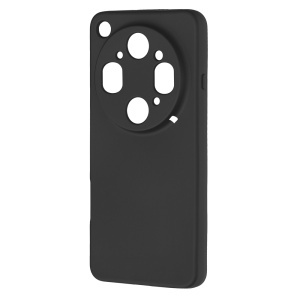Husa pentru Oppo Find X9 Ultra din Silicon Catifelat, Antisoc, set cu sticker, SoftElegance, Negru - Img 4
