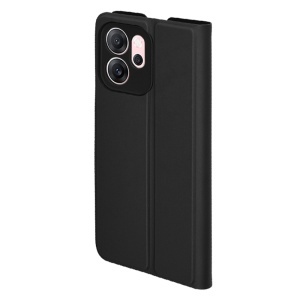 Husa pentru Oppo Reno14 F, SKYDDAR INNOVATION, Magskin Book, tip Carte cu Portofel Interior, set cu sticker, Negru - Img 7