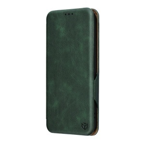 Husa pentru Oppo Reno14, SKYDDAR INNOVATION, Safe Wallet tip carte din Piele Ecologica, Suport Carduri, Inchidere Magnetica, set cu sticker, Verde - Img 4