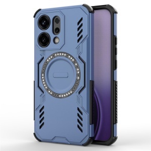 Husa pentru Oppo Reno14, SKYDDAR INOVATION, ArmorMag, Magsafe, set cu sticker, Albastru