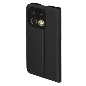Husa pentru Realme 16 Pro+, SKYDDAR INNOVATION, Magskin Book, tip Carte cu Portofel Interior, set cu sticker, Negru - Img 6