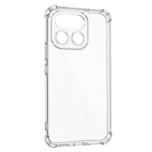 Husa pentru Realme 16 Pro, SKYDDAR INNOVATION, Shockproof Clear Silicone, Silicon Slim, set cu sticker, Transparenta - Img 3