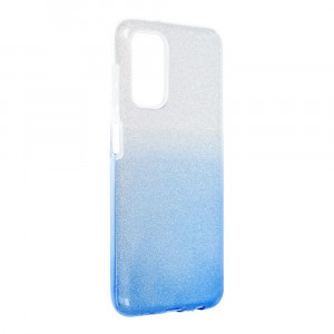 Husa pentru Samsung Galaxy A13 4G din silicon lucios, Skyddar Shining - Transparent / Albastru - Img 1