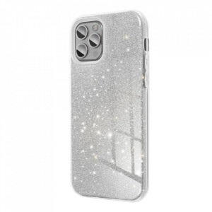 Husa pentru Samsung Galaxy A13 4G din silicon lucios, Skyddar Shining - Argintiu - Img 2