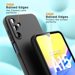 Husa pentru Samsung Galaxy A16 4G / Galaxy A16 5G din Silicon Catifelat, Protectie Premium, Skyddar SoftElegance - Mov - Img 3