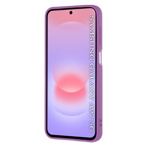 Husa pentru Samsung Galaxy A27 5G, SKYDDAR INNOVATION, din Silicon Catifelat, SoftElegance, set cu sticker, Mov - Img 2