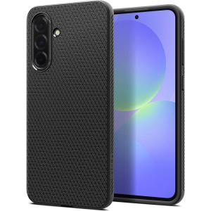 Husa pentru Samsung Galaxy A36 5G flexibila, Spigen Liquid Air, Negru