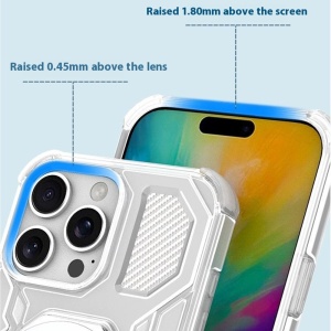 Husa pentru Samsung Galaxy A37 5G, Antisoc, SKYDDAR INOVATION, Carbon Shield PRO, Magsafe, set cu sticker, Roz - Img 8