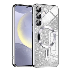 Husa pentru Samsung Galaxy A55 5G Design Antisoc, Fundal Detasabil 2-in-1, Protectie Superioara, Margini Ridicate - Argintiu