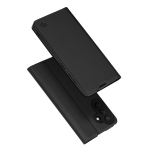 Husa pentru Samsung Galaxy A57 5G tip Carte cu Portofel Interior, set cu sticker, SKYDDAR INNOVATION, Magskin Book, Negru