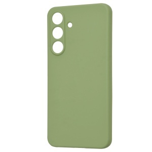 Husa pentru Samsung Galaxy S25 FE din Silicon Catifelat, SoftElegance, set cu sticker, Verde - Img 4