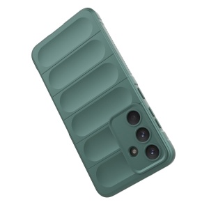Husa pentru Samsung Galaxy S25 FE din Silicon Mat, set cu sticker, Magic Shield, Verde - Img 5