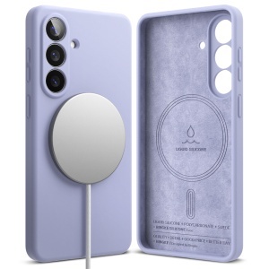 Husa pentru Samsung Galaxy S26, Antisoc Silicon, Policarbonat, Ringke, Silicone MagSafe, Mov