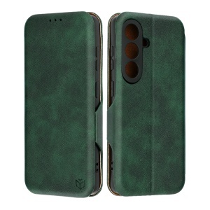 Husa pentru Samsung Galaxy S26 Edge, SKYDDAR INNOVATION, Safe Wallet tip carte din Piele Ecologica, Suport Carduri, Inchidere Magnetica, set cu sticker, Verde - Img 6
