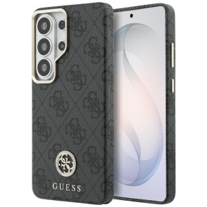 Husa pentru Samsung Galaxy S26 Ultra, Rhinestone Round Logo MagSafe, Guess, Negru
