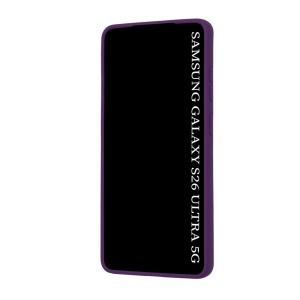 Husa pentru Samsung Galaxy S26 Ultra, SKYDDAR INNOVATION, MagSafe Pro din silicon, set cu sticker, Mov - Img 2