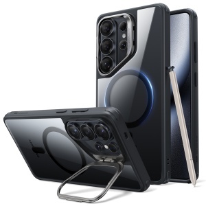 Husa pentru Samsung Galaxy S26 Ultra, slim, ESR Classic Hybrid HaloLock Kickstand, Negru/transparenta