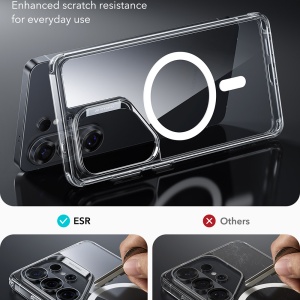 Husa pentru Samsung Galaxy S26 Ultra, slim, ESR Classic Hybrid HaloLock, Transparenta - Img 5