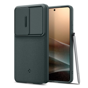 Husa pentru Samsung Galaxy S26 Ultra, Spigen Optik Armor, Verde
