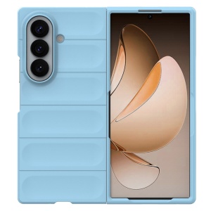 Husa pentru Samsung Galaxy Z Fold8 Ultra din Silicon Mat, Antisoc, set cu sticker, Magic Shield, Bleu