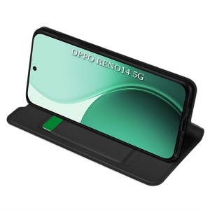 Husa pentru Sony Xperia 10 VII, SKYDDAR INNOVATION, Magskin Book, tip Carte cu Portofel Interior, set cu sticker, Negru - Img 4