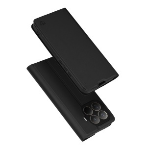 Husa pentru Xiaomi 15T Pro, SKYDDAR INNOVATION, Magskin Book, tip Carte cu Portofel Interior, set cu sticker, Negru