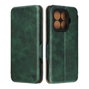Husa pentru Xiaomi 15T Pro, SKYDDAR INNOVATION, Safe Wallet tip carte din Piele Ecologica, Suport Carduri, Inchidere Magnetica, set cu sticker, Verde - Img 6